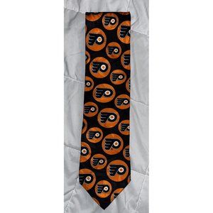 Philadelphia Flyers NHL Silk Necktie - Ralph Marlin Co - RM Sport -  Vintage